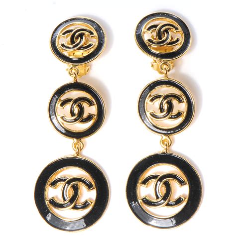 chanel ear clip|chanel earrings website.